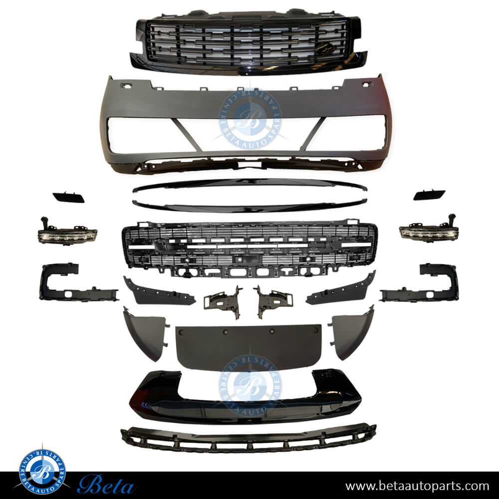 Front Bumper with PDC/Park Assist/Washer for Range Rover Vogue 2023-Up models Front Bumper with PDC/Park Assist/Washer for Range Rover Vogue 2023-Up models